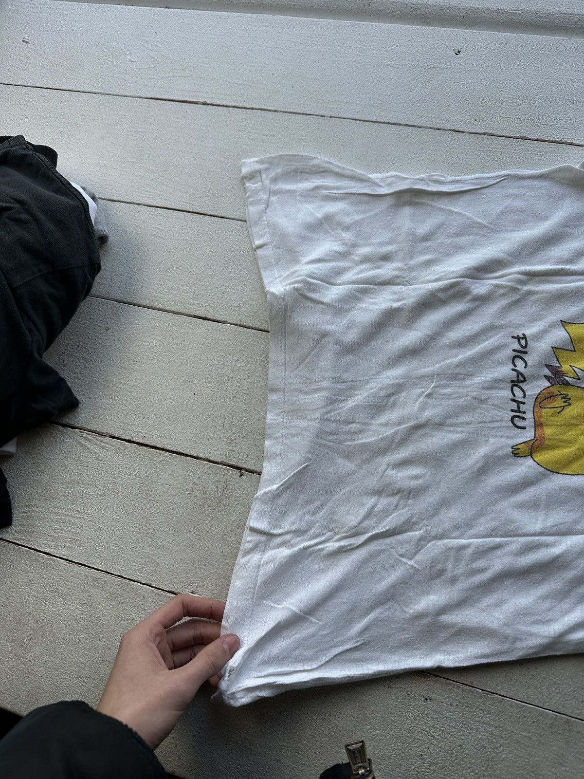Other 🚨VNTG PIKACHY BIG LOGO WOMEN WHITE TEE BIG LOGO Size M / US 6-8 / IT 42-44 - 3 Thumbnail