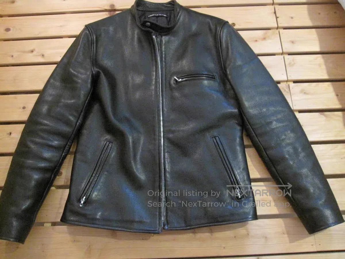 Backbone Black Leather Moto Jacket Size S. Size US S / EU 44-46 / 1 - 1 Thumbnail