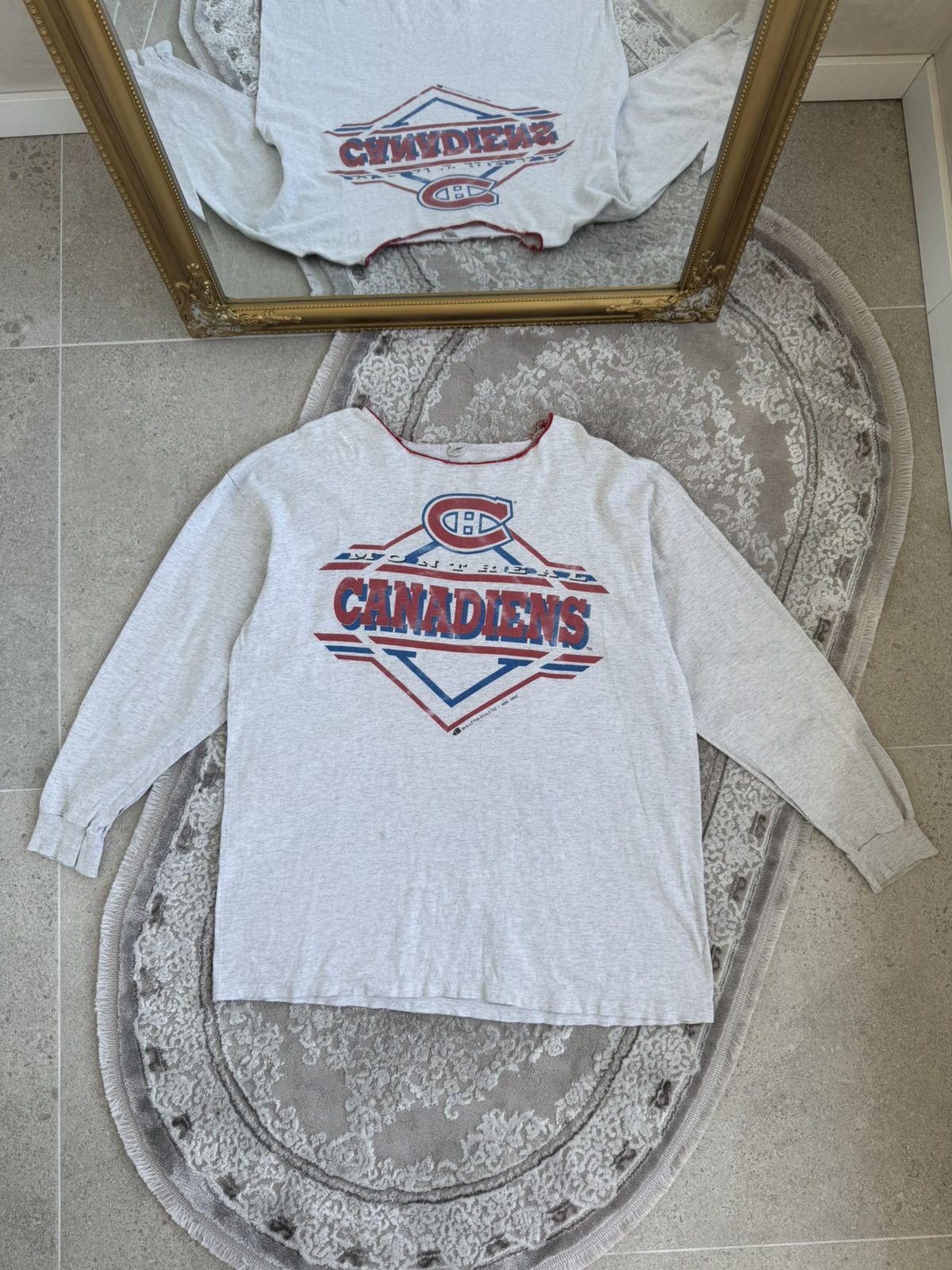 NHL 1992 Montreal Canadiens NHL Long Sleeve Bulletin Athletic Size US XL / EU 56 / 4 - 1 Thumbnail