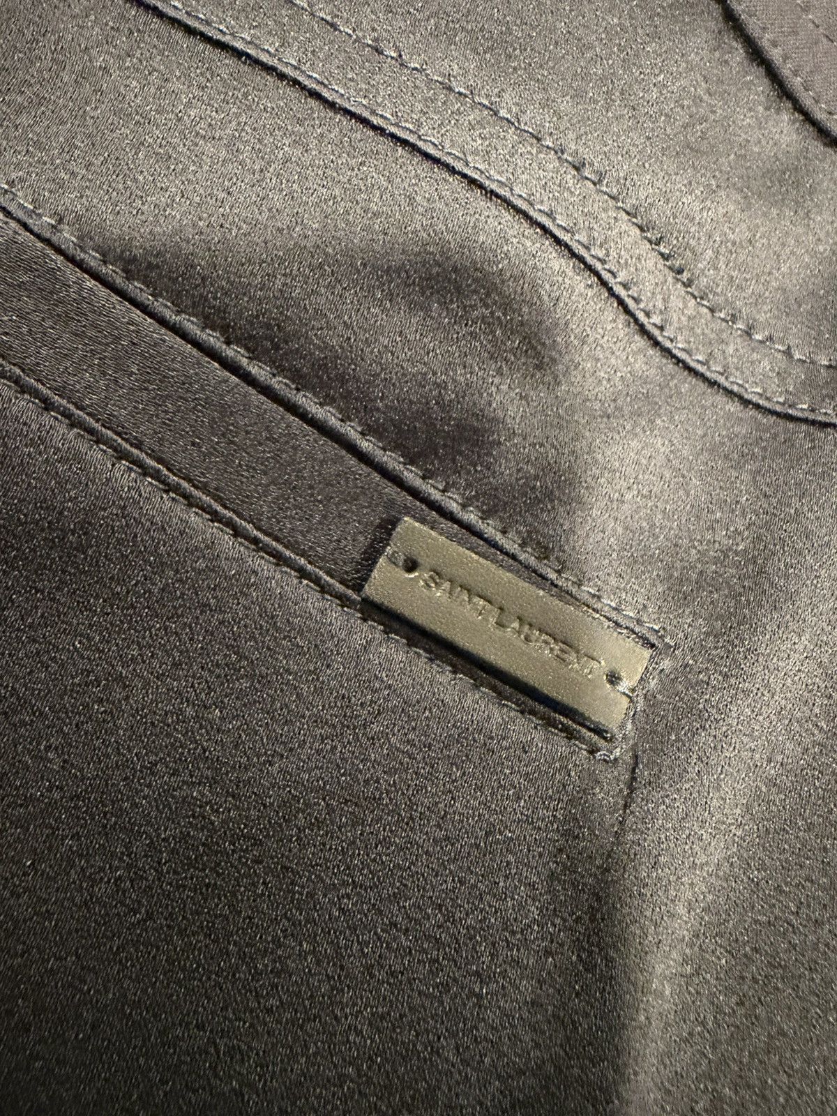 Saint Laurent Paris Saint Laurent mens satin joggers. 44/S. $1350 Size US 32 / EU 48 - 15 Thumbnail