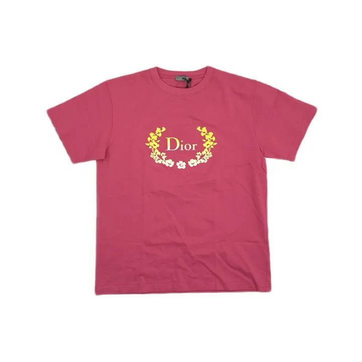 Dior Dior Dior Logo Print Casual T-Shirt in Pink 0079-2507 Size US L / EU 52-54 / 3 - 2 Thumbnail