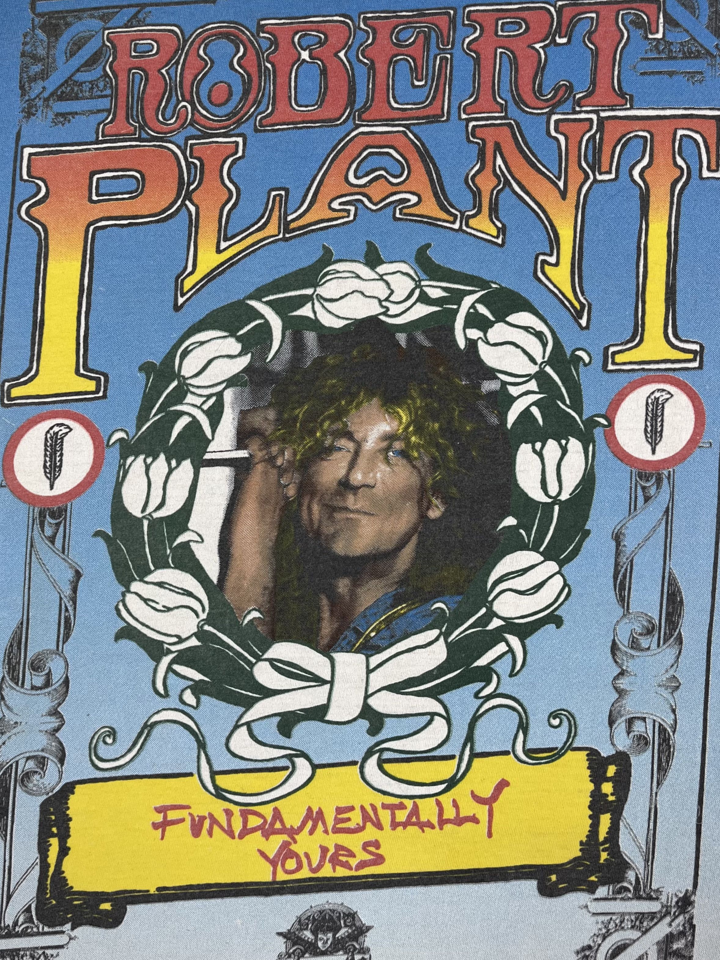 Band Tees Vintage Robert Plant “Fate Of Nations” Tour T Shirt 1993 Size US XL / EU 56 / 4 - 7 Thumbnail