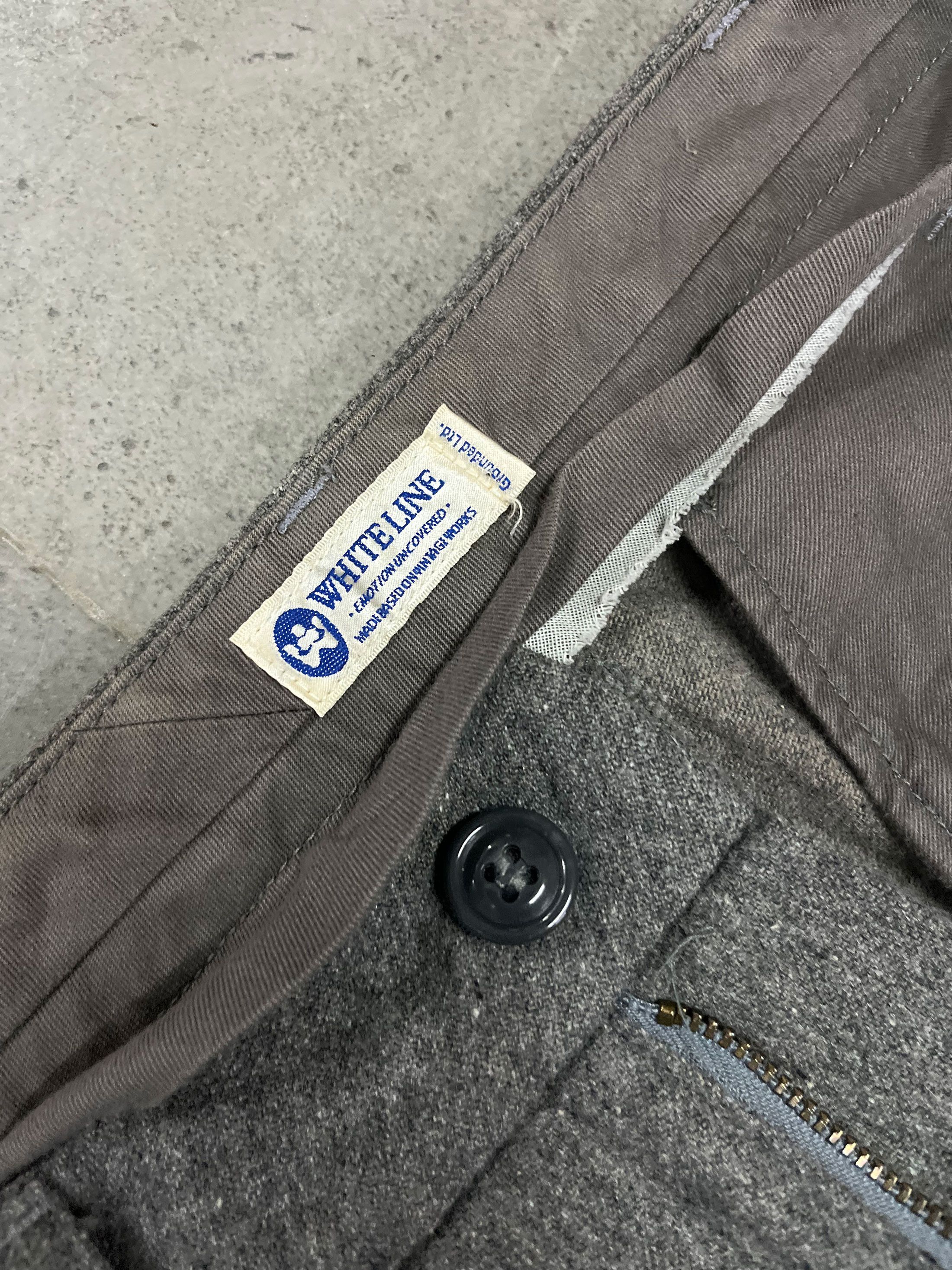 Craftsman × Designer × Japanese Brand White Line Japan Knee Ankle Pant Salt Pepper Size US 32 / EU 48 - 3 Thumbnail