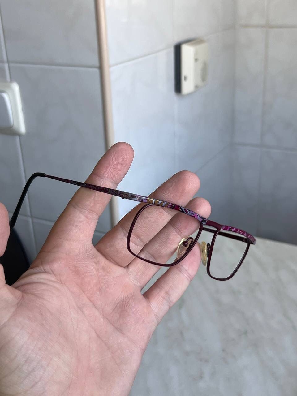 Designer Scandinavian Frame Skaga 00s Eyeglasses Eyewear Purple Y2K Size ONE SIZE - 9 Thumbnail