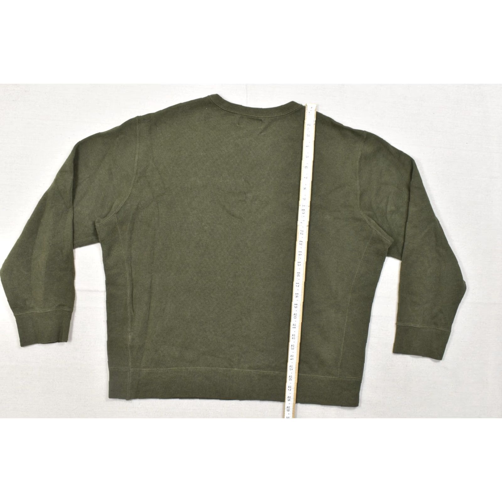 Polo Ralph Lauren Polo Ralph Lauren Sweater XXL Olive Green Crewneck 100% Cotton Pullover Mens Size US XXL / EU 58 / 5 - 3 Thumbnail
