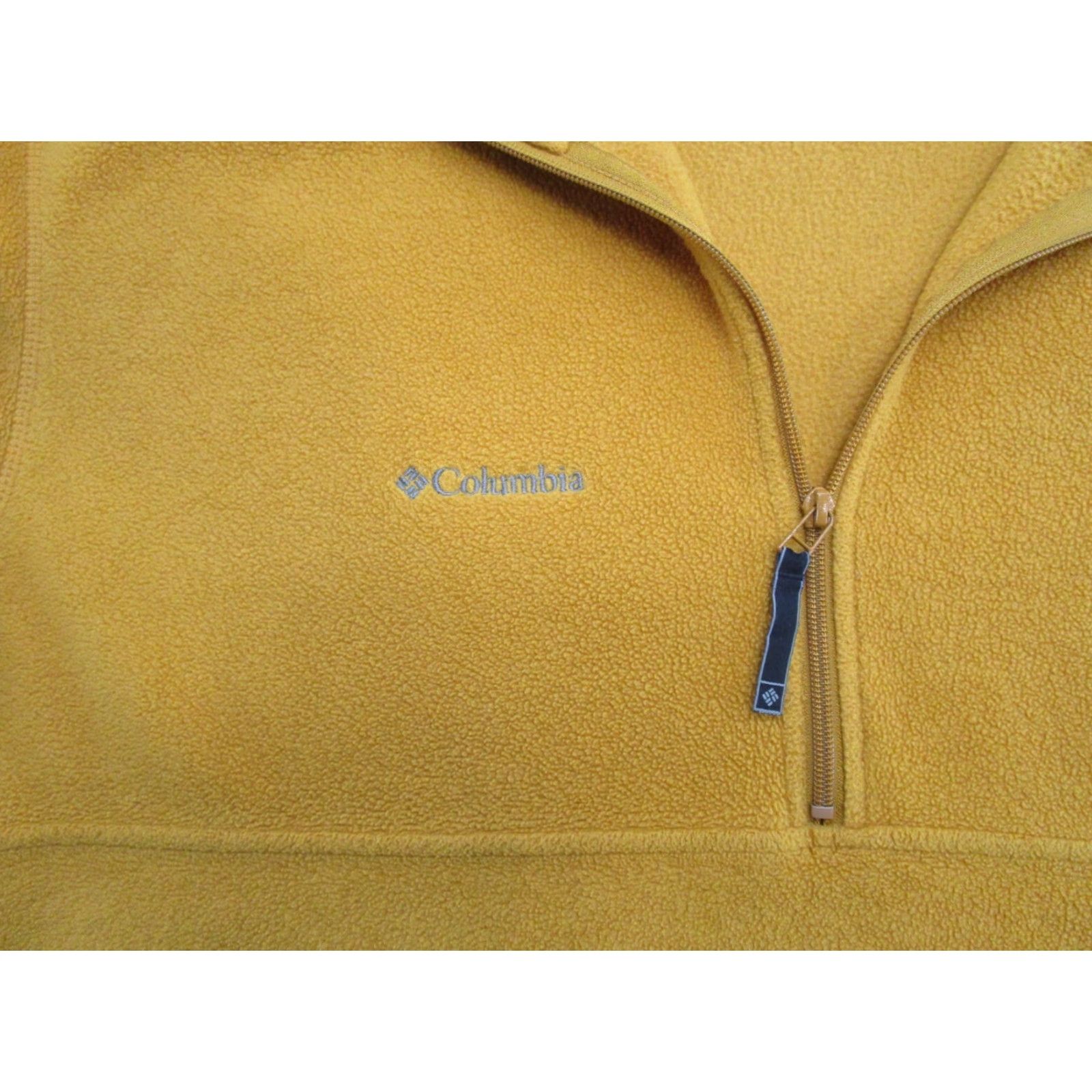 Vintage VINTAGE Col umbia Gold Yellow Fleece 1/4 Zip Pullover Jacket Men's XL Outdoor Size US XL / EU 56 / 4 - 3 Thumbnail