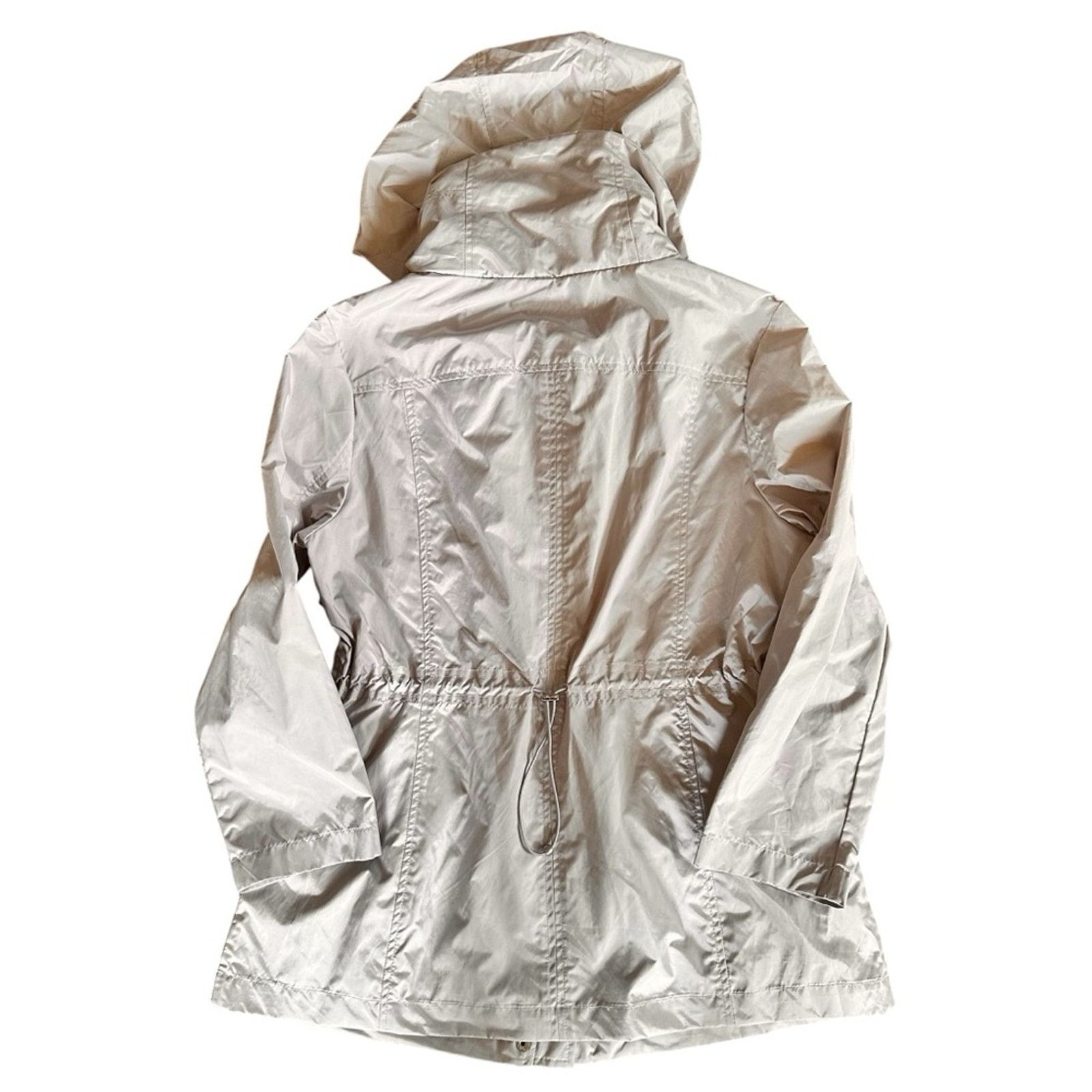 Cole Haan Cole Haan Packable Rain Jacket – Silver/Gray – Size M – EUC Size M / US 6-8 / IT 42-44 - 9 Thumbnail