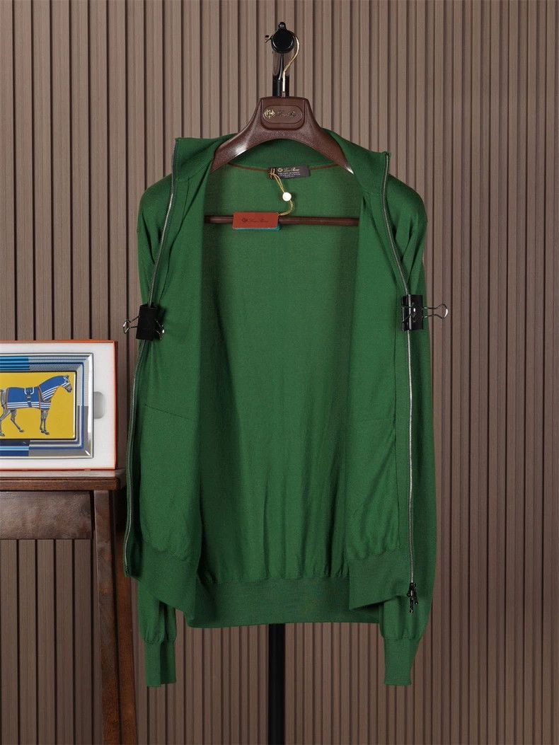 Loro Piana LORO PIANA 12 micron fully zipped knitted shirt Size US M / EU 48-50 / 2 - 3 Thumbnail