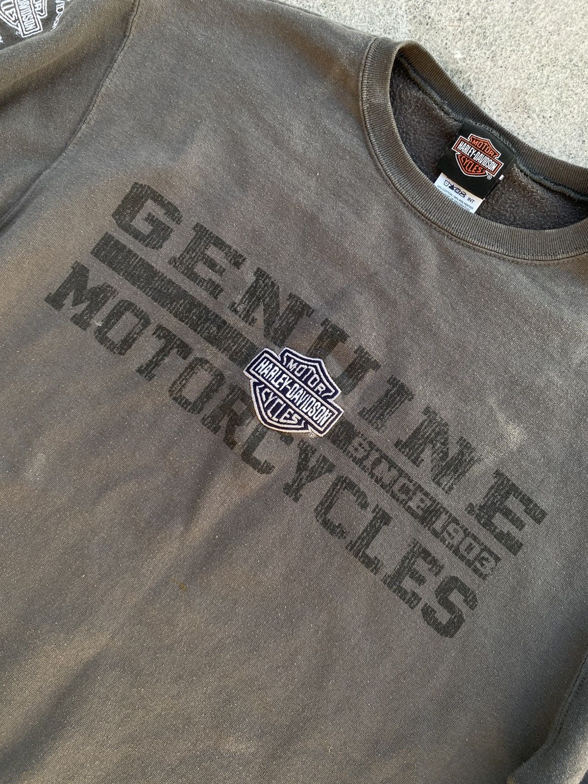 Harley Davidson × Vintage Vintage Harley Davidson Sweatshirt Gray Size US M / EU 48-50 / 2 - 5 Thumbnail