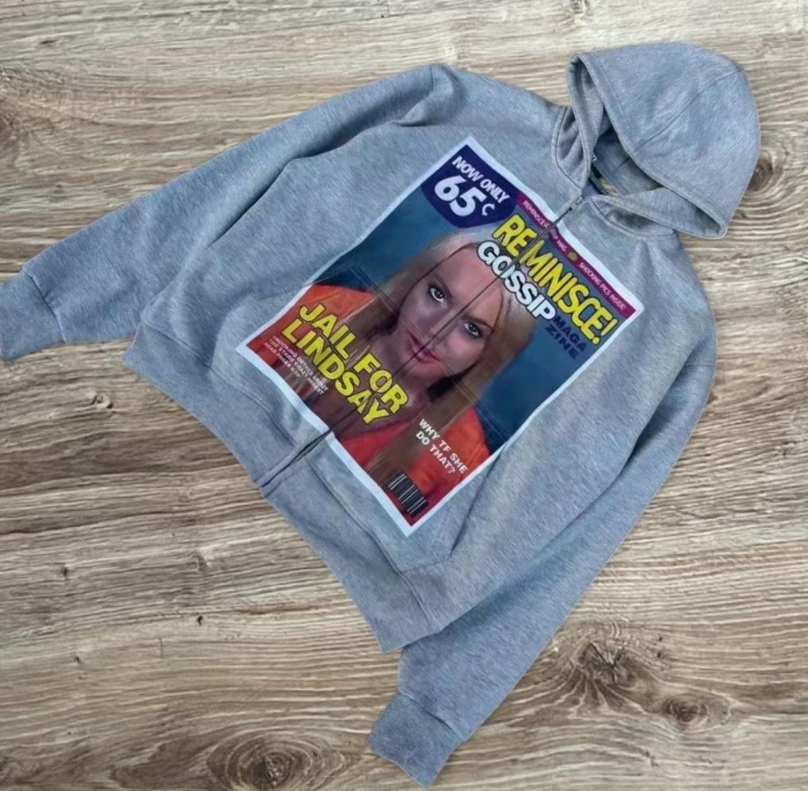 Other Y2k archive baggy grey hoodie Size US S / EU 44-46 / 1 - 2 Thumbnail