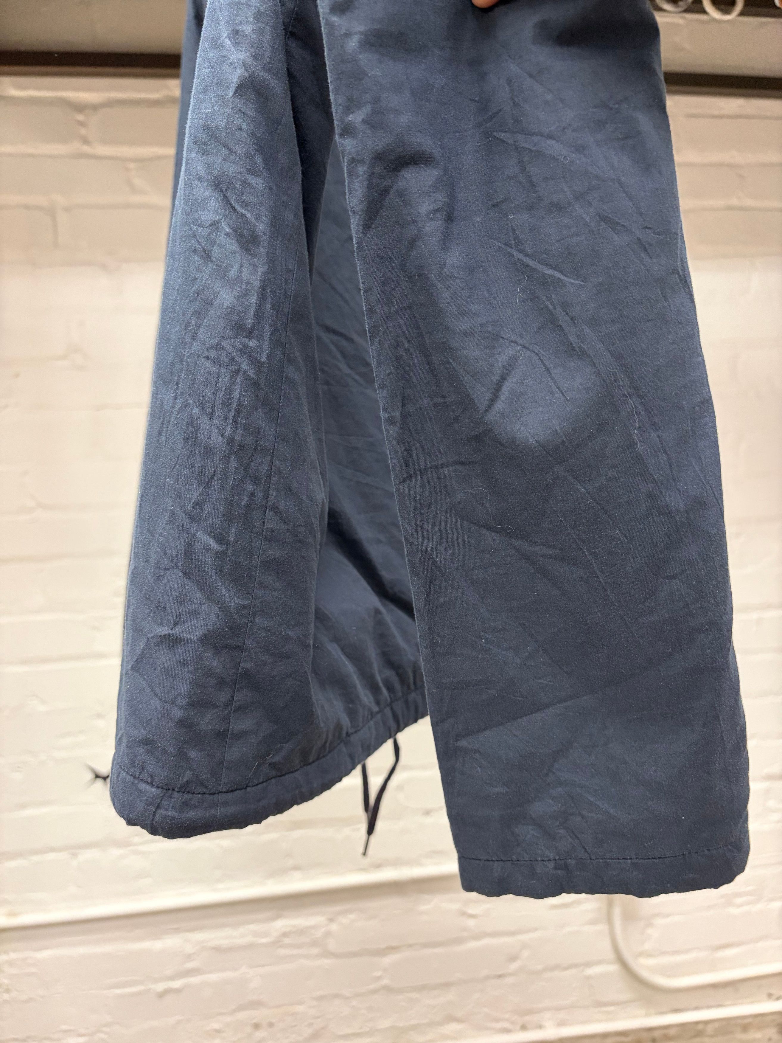 Helmut Lang Vintage AW1996 Helmut Lang ‘Down Filled’ Padded Navy Cotton Hoodie Size US S / EU 44-46 / 1 - 2 Thumbnail