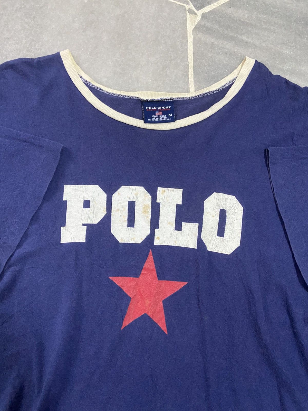 Polo Ralph Lauren Vintage Polo Sport Ralph Lauren Tee Size US M / EU 48-50 / 2 - 7 Thumbnail