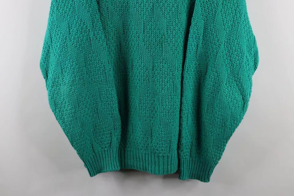 Vintage Vintage 90s Streetwear Textured Knit Crewneck Sweater USA Size US L / EU 52-54 / 3 - 3 Thumbnail
