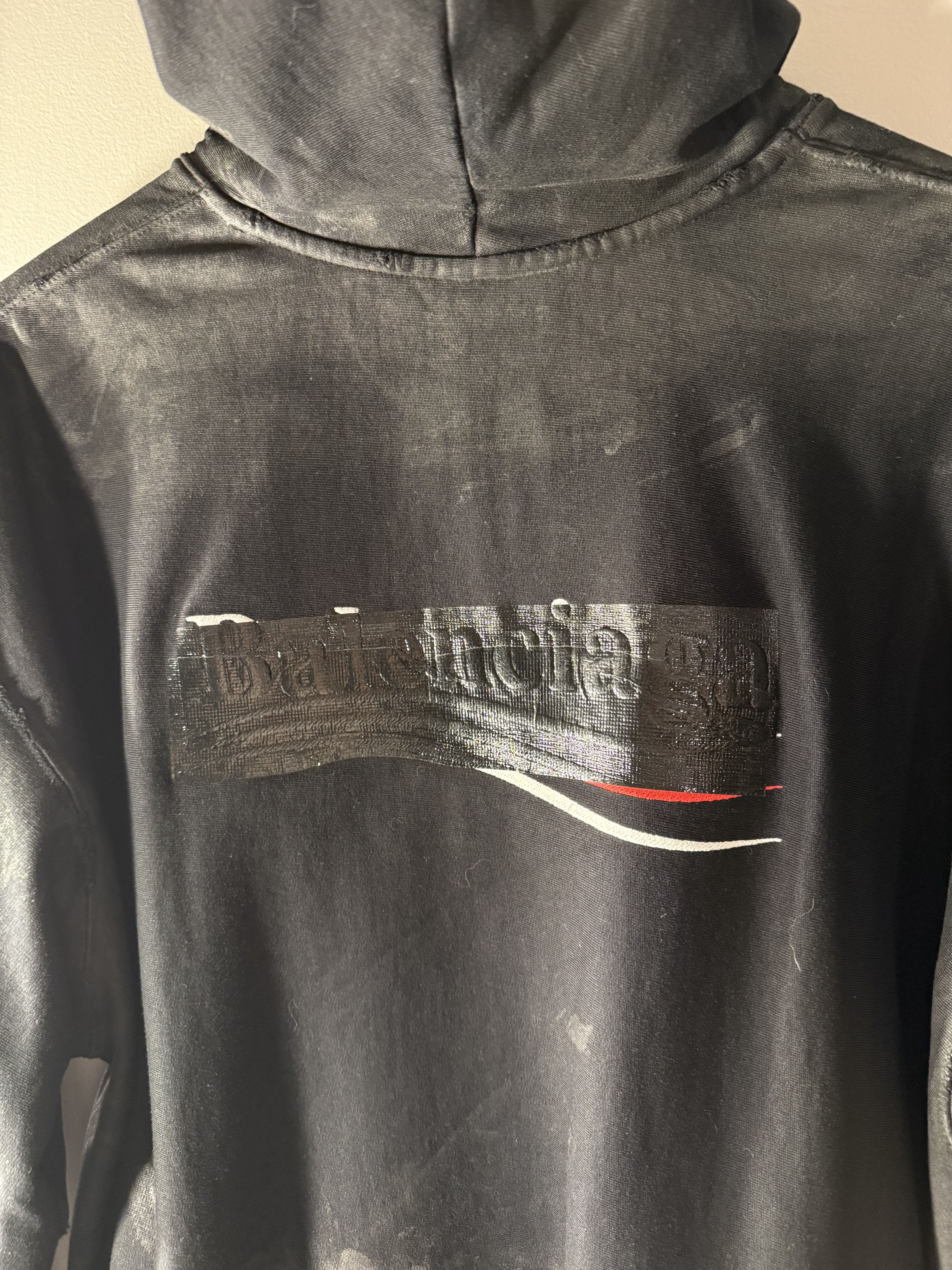 Balenciaga Mud Show Gaffer Tape Hoodie Size US S / EU 44-46 / 1 - 3 Thumbnail