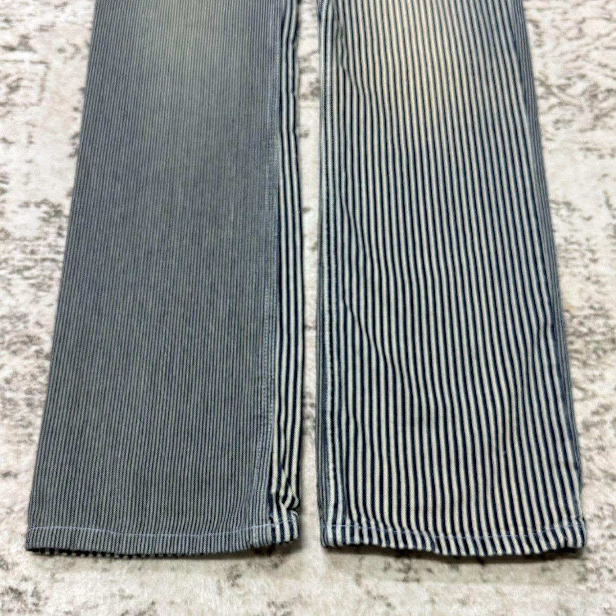 Japanese Brand Jungle Storm Japan Multi Hickory Stripe whiskers Denim Pants Size US 32 / EU 48 - 5 Thumbnail