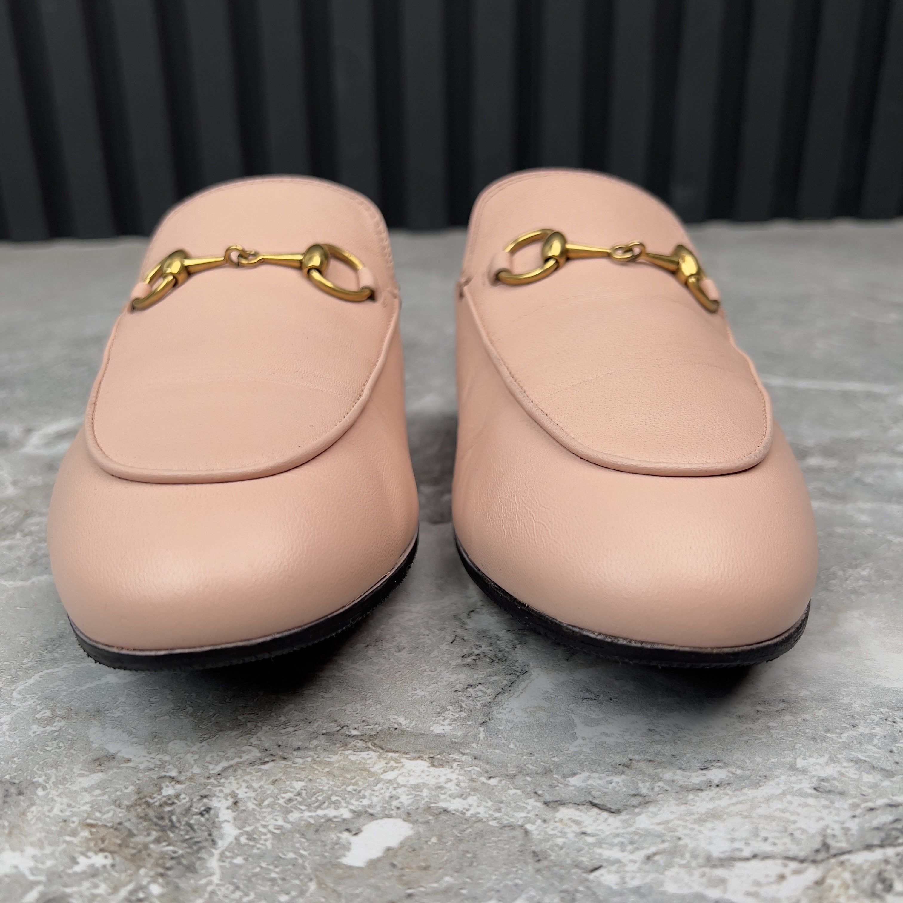 Gucci Princetown Horsebit Slipper Mule Leather Size US 7 / IT 37 - 3 Thumbnail