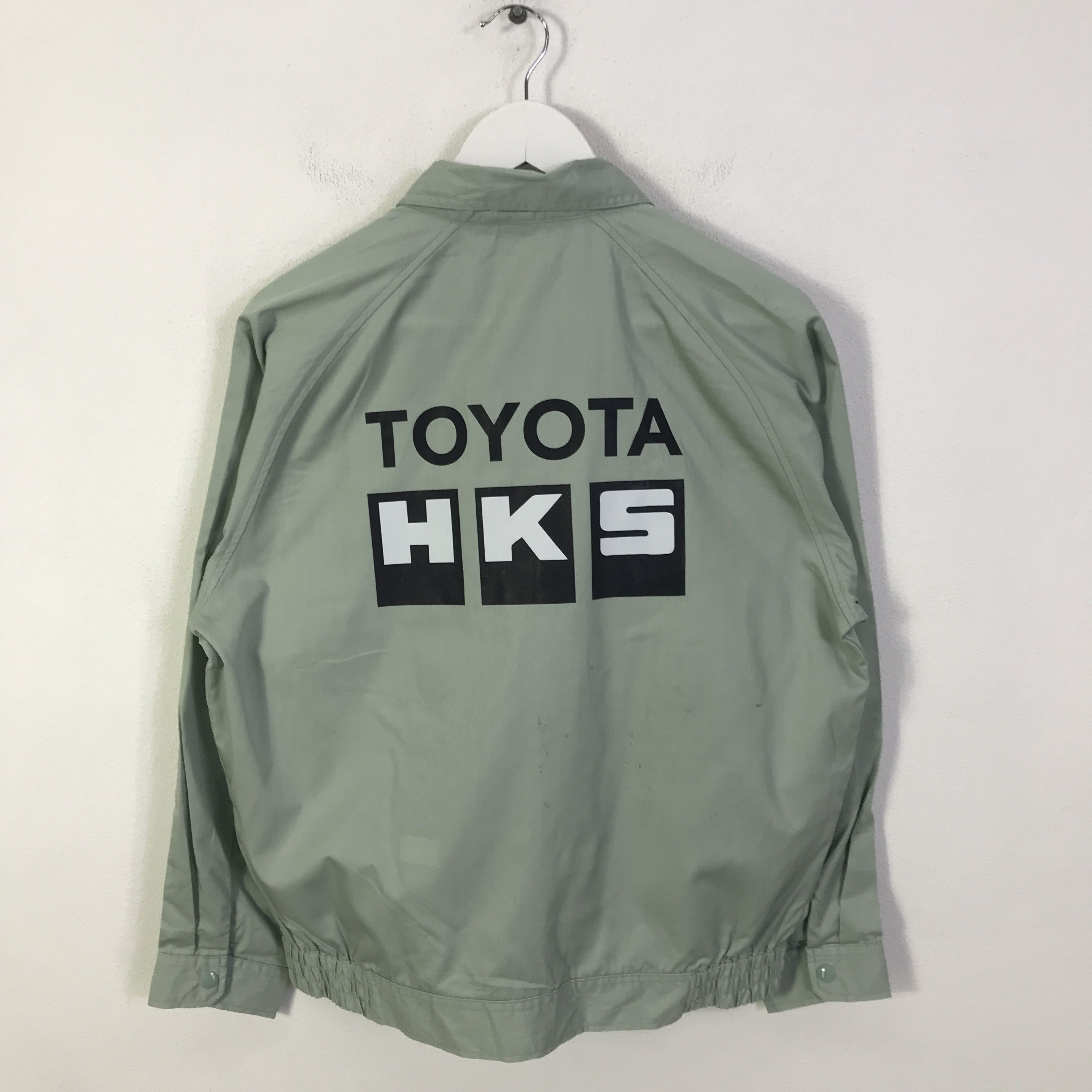 Japanese Brand Toyota x Hks racing light jacket custom Jacket K98B17 Size US L / EU 52-54 / 3 - 1 Thumbnail
