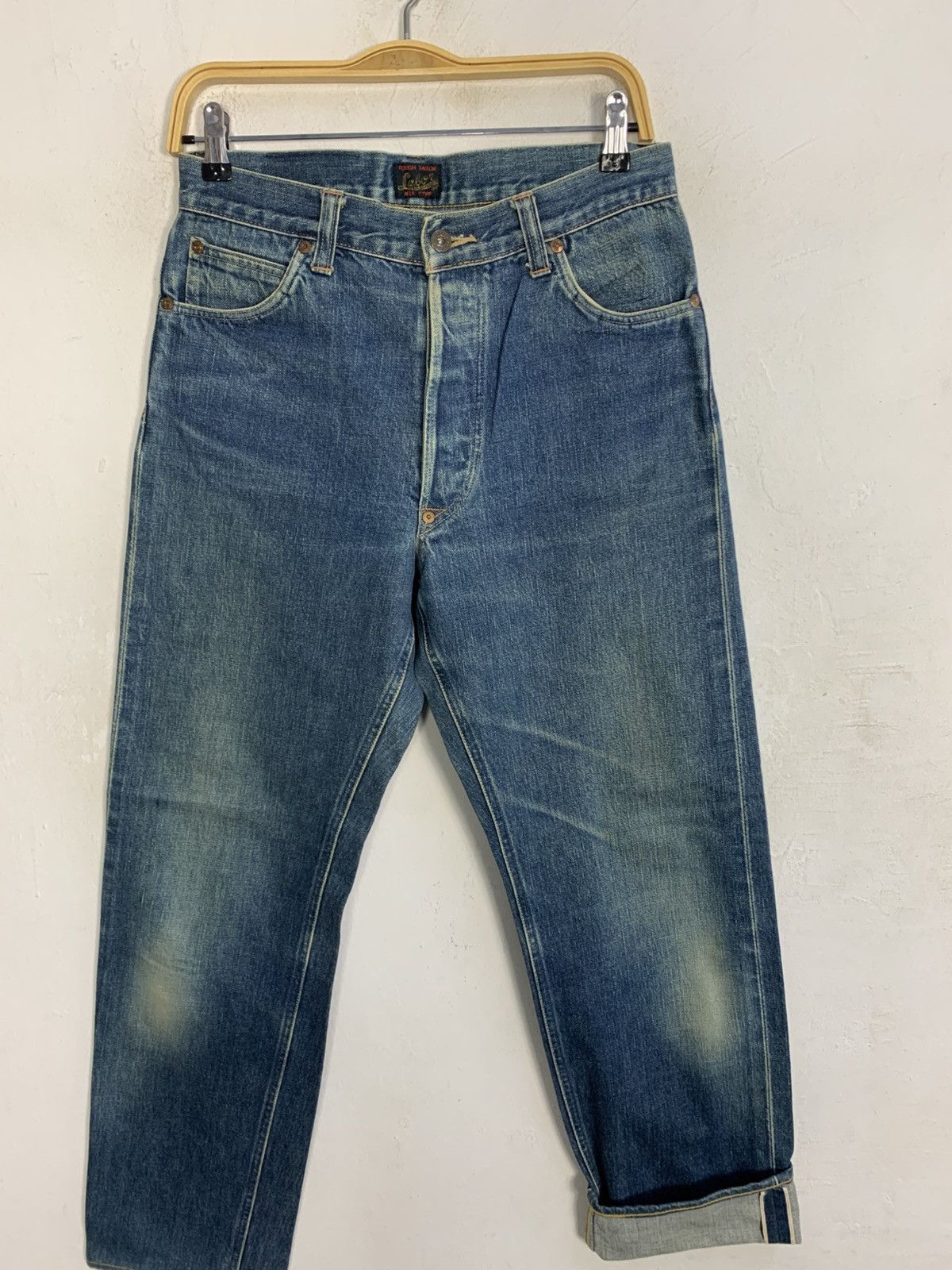 Japanese Brand Labor ET Buttonfly Indigo Selvedge Denim Jeans Straight Cut Size US 32 / EU 48 - 3 Thumbnail
