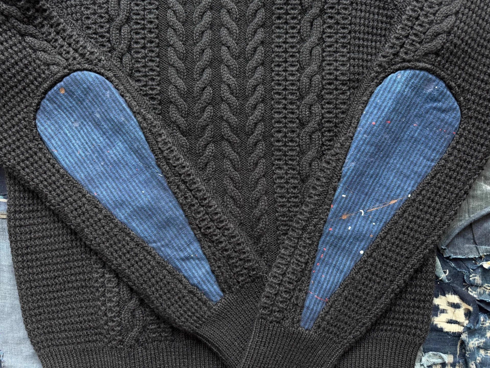 Visvim visvim 19aw fisherman cable blk 3 vintage drop Size US L / EU 52-54 / 3 - 3 Thumbnail