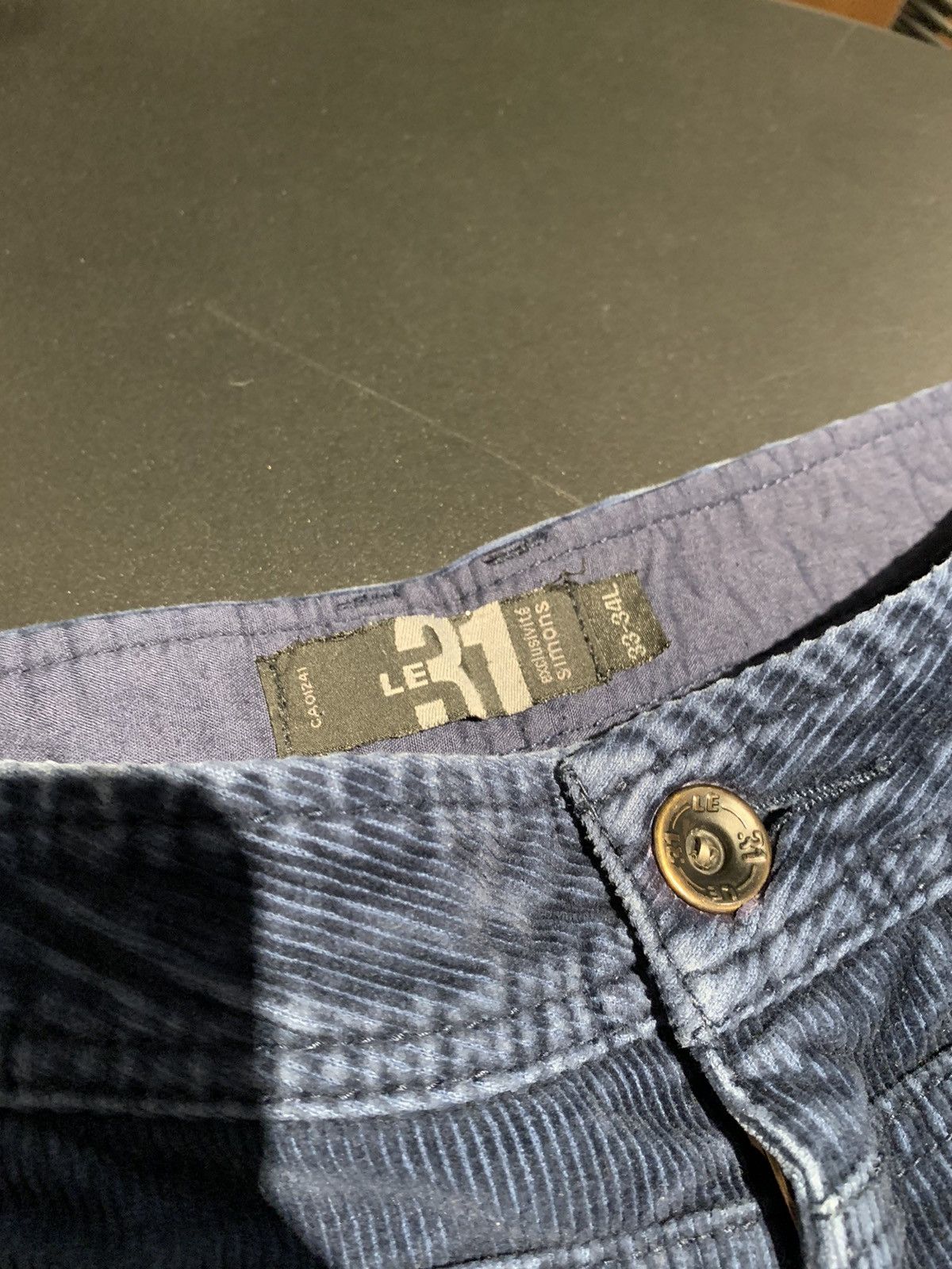 Le 31 × Vintage Navy blue corduroy pants Size US 29 - 4 Thumbnail