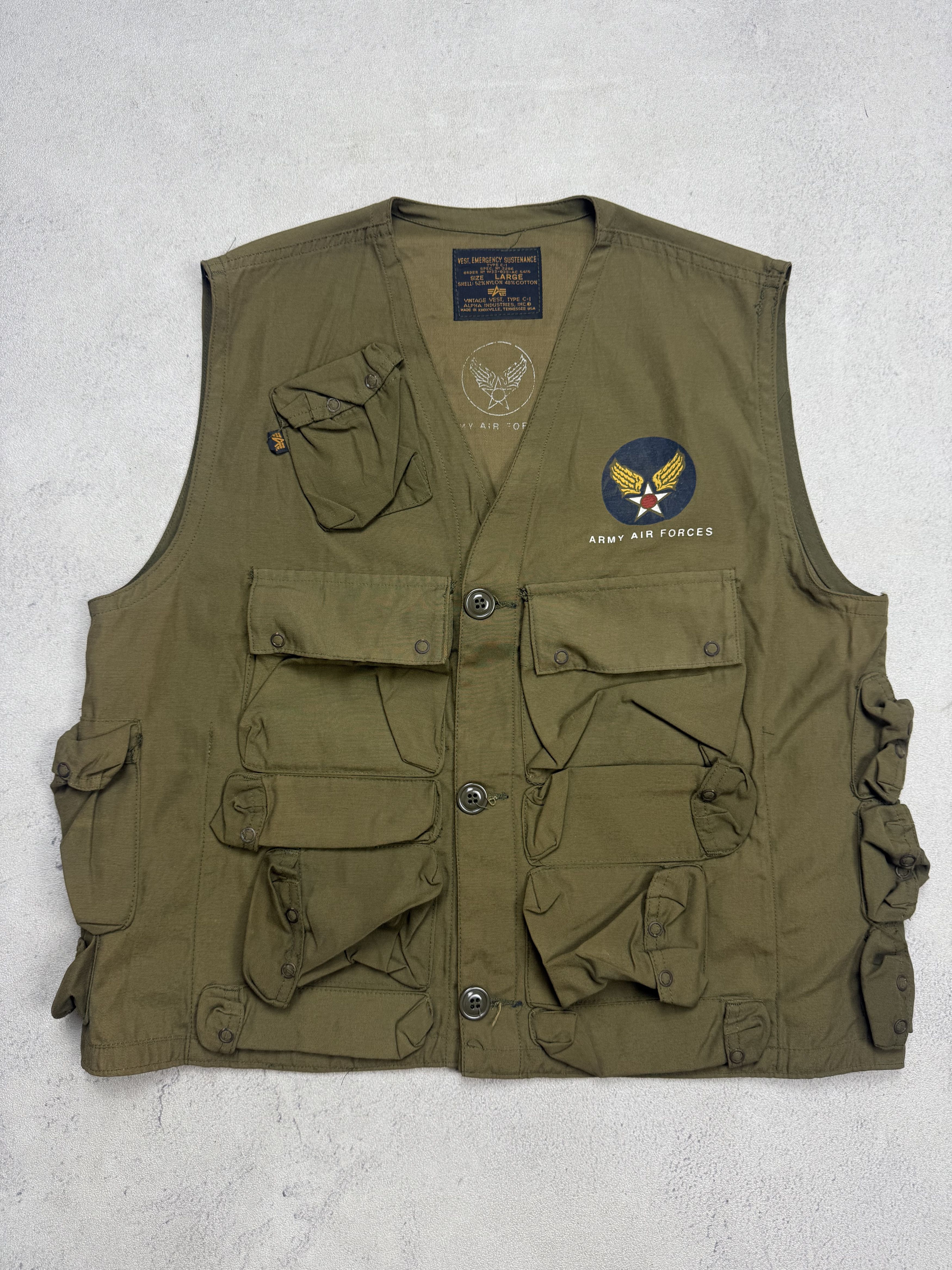 Alpha Industries Alpha Industries Type-C1 Air Force Tactical Vests Size US L / EU 52-54 / 3 - 1 Thumbnail