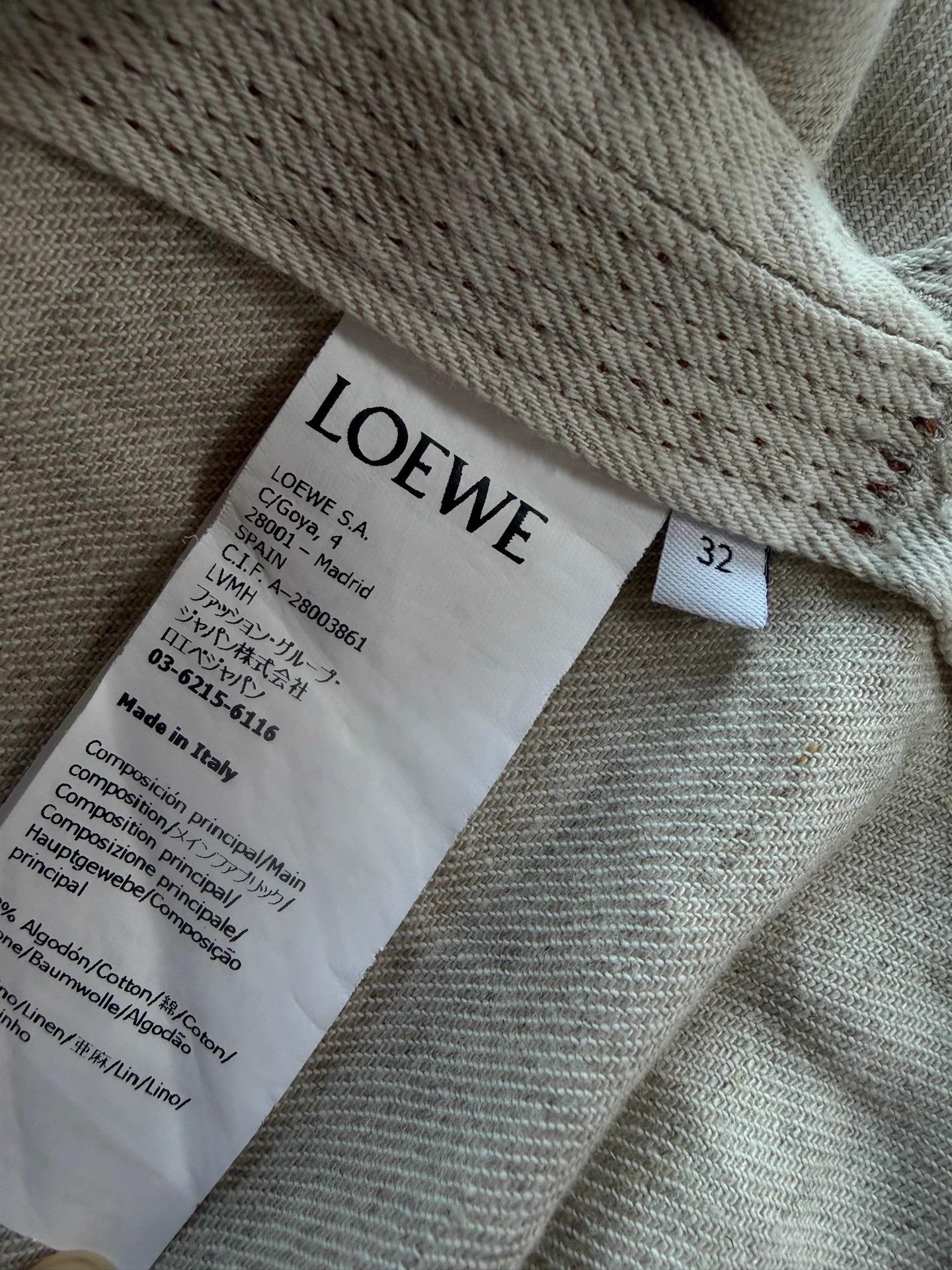 Loewe LOEWE SS24 Appliqué Lapel Casual Jacket Women's White Size XXS / US 00 / IT 34 - 6 Thumbnail
