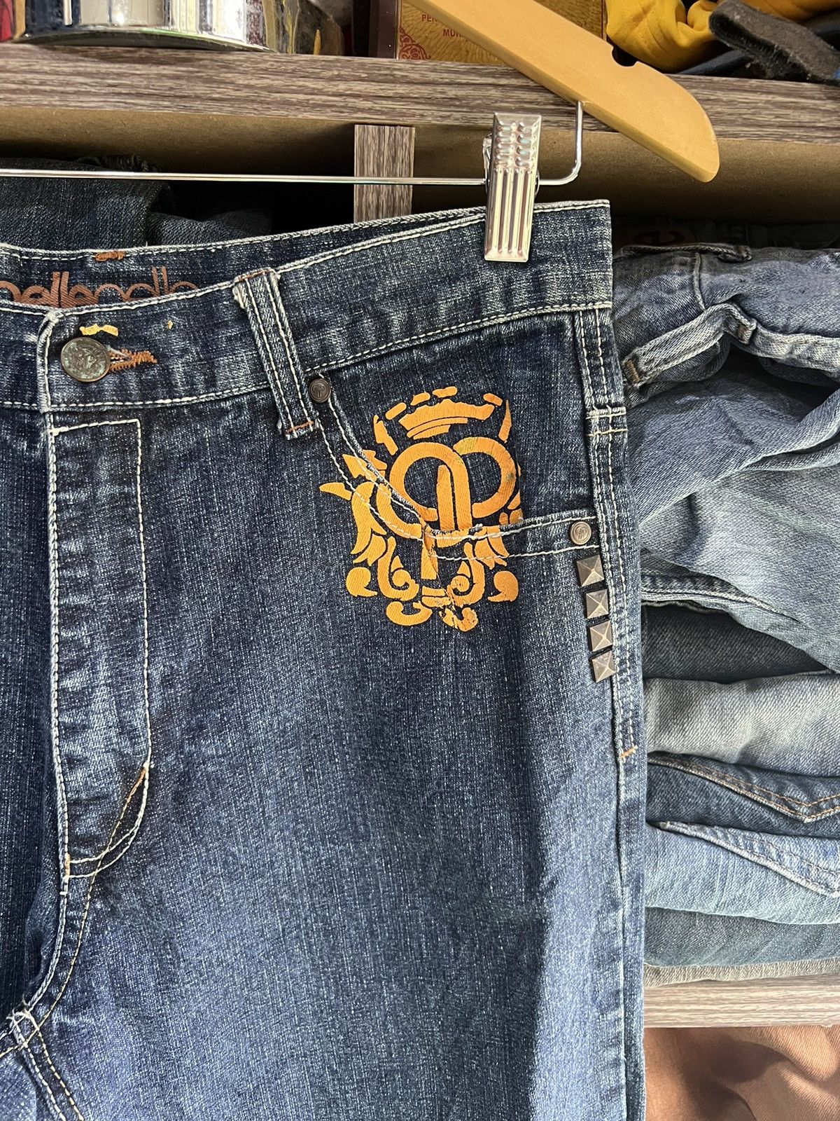 Pelle Pelle 🔥Pelle Pelle Pocket Print Denim Size US 30 / EU 46 - 4 Thumbnail