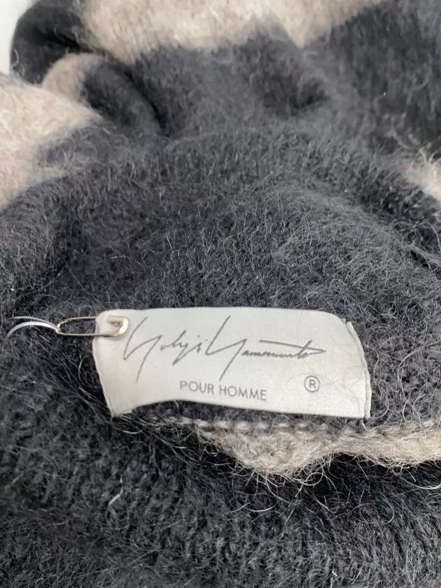 Yohji Yamamoto Striped Turtleneck Mohair Knit Sweater Size US L / EU 52-54 / 3 - 4 Thumbnail