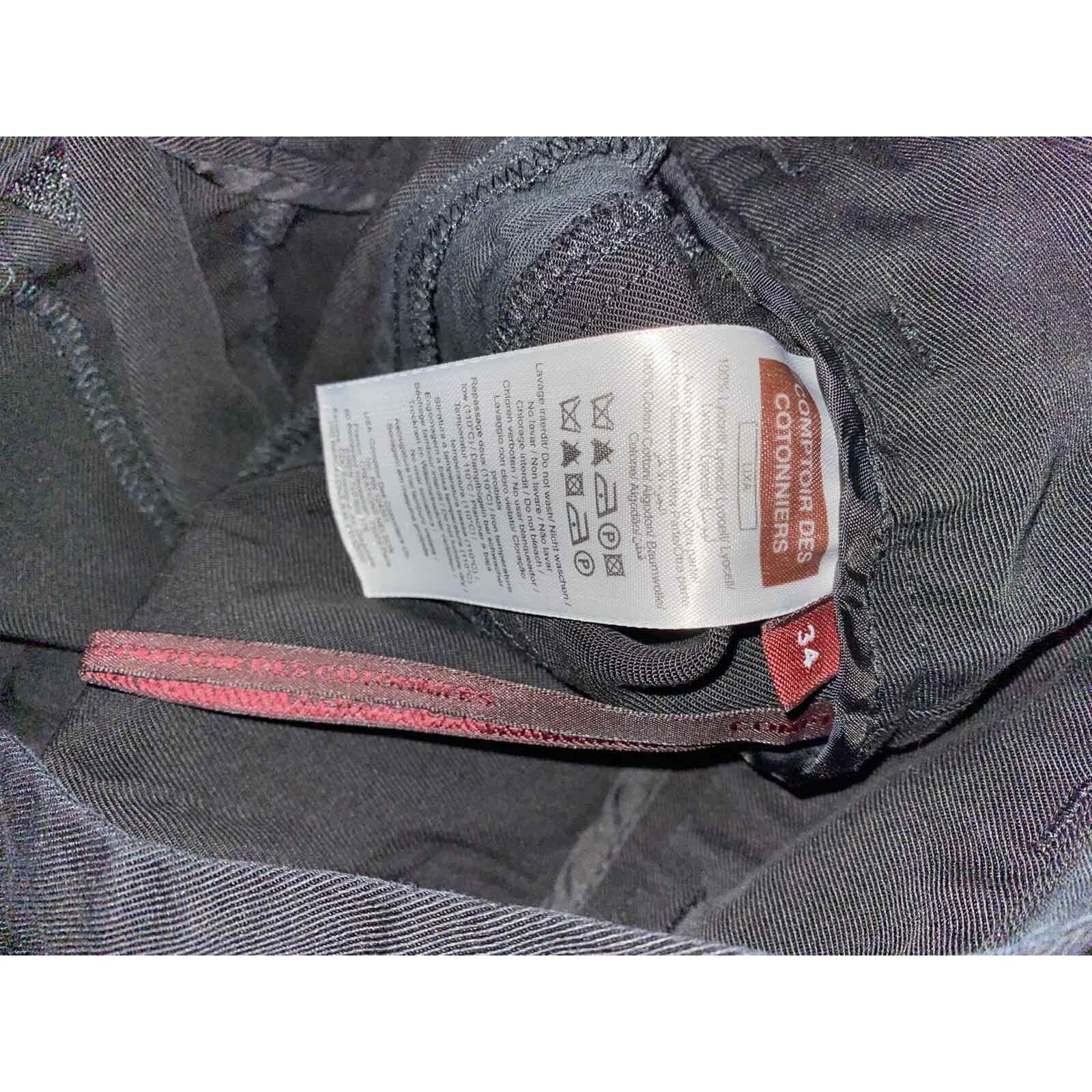 Descendant COMPTOIR DES COTONNIERS Lyocell crop pants Y2K high A000166 Size 34" / US 12 / IT 48 - 10 Thumbnail
