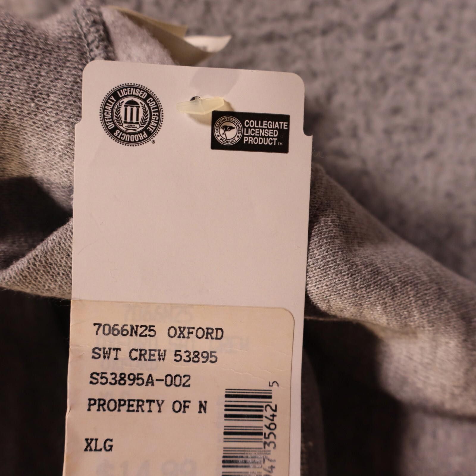 Soffe Sweater Men XL US Navy Grey Sweatshirt USA 90s Soffe NWT Size US XL / EU 56 / 4 - 9 Thumbnail