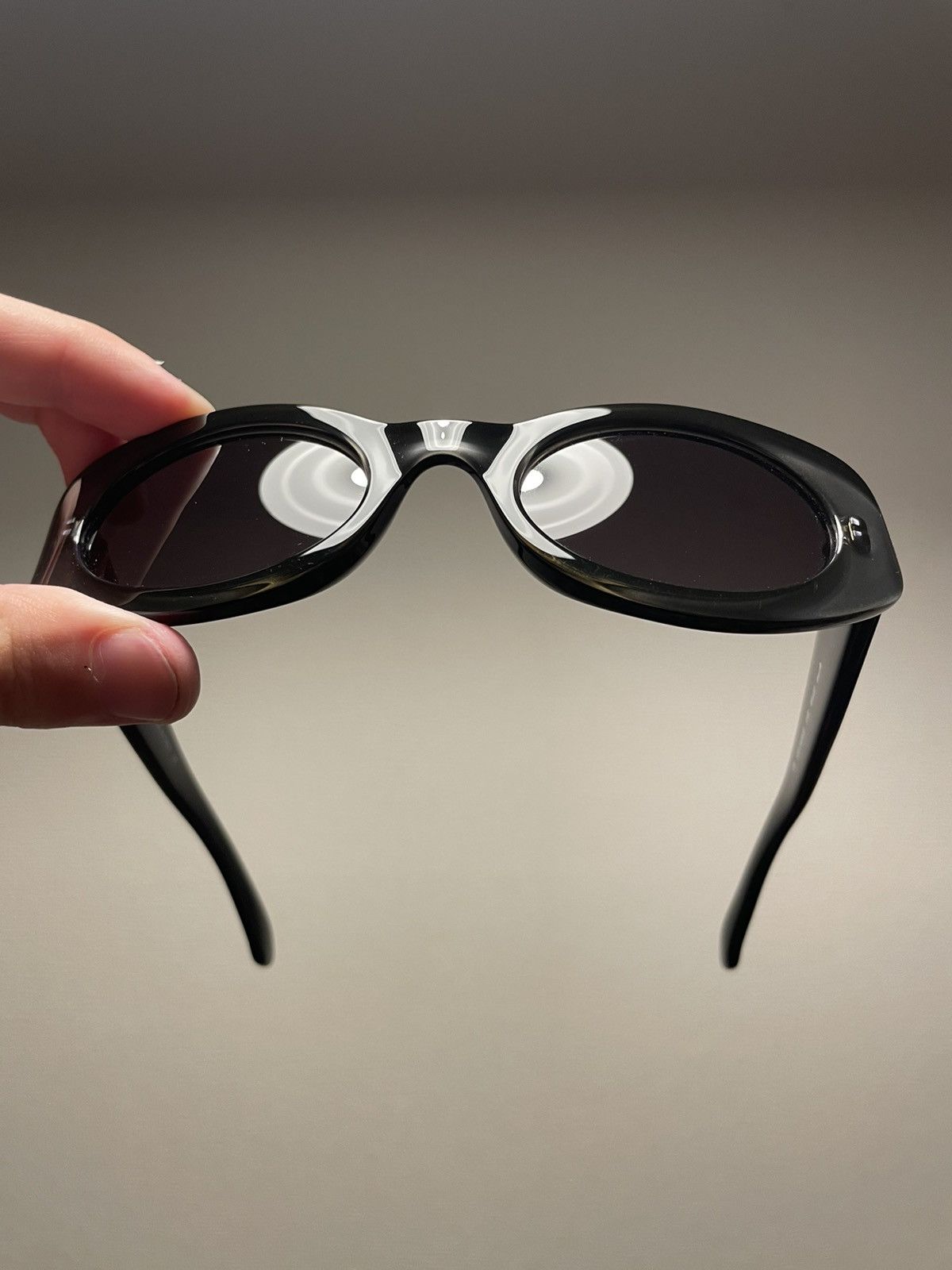 Gucci GUCCI CLEAR BLACK SUNGLASSES Size ONE SIZE - 6 Thumbnail