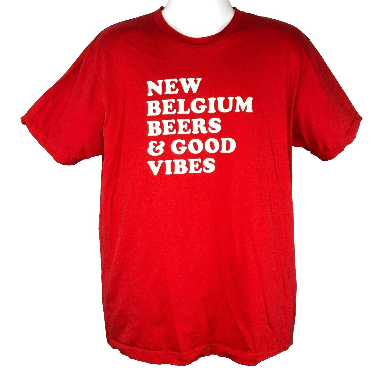 American Apparel New Belgium Brewing Beers Good Vibes Retro T-Shirt sz XL Fel Size US XL / EU 56 / 4 - 2 Thumbnail