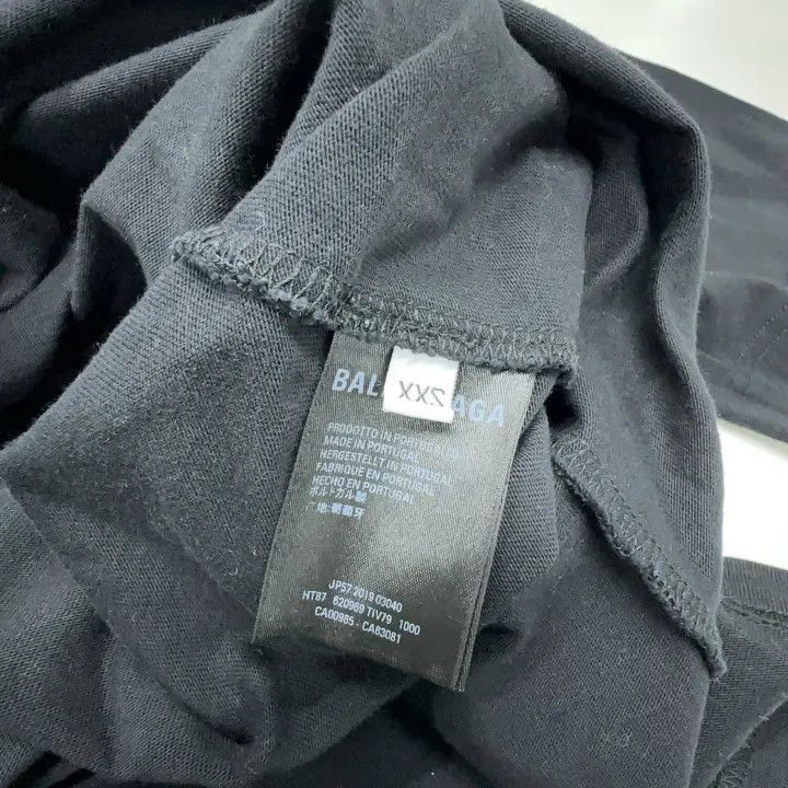 Balenciaga Balenciaga Balenciaga Logo Print Loose Fit TShirt -2507 Size US XXS / EU 40 - 4 Thumbnail