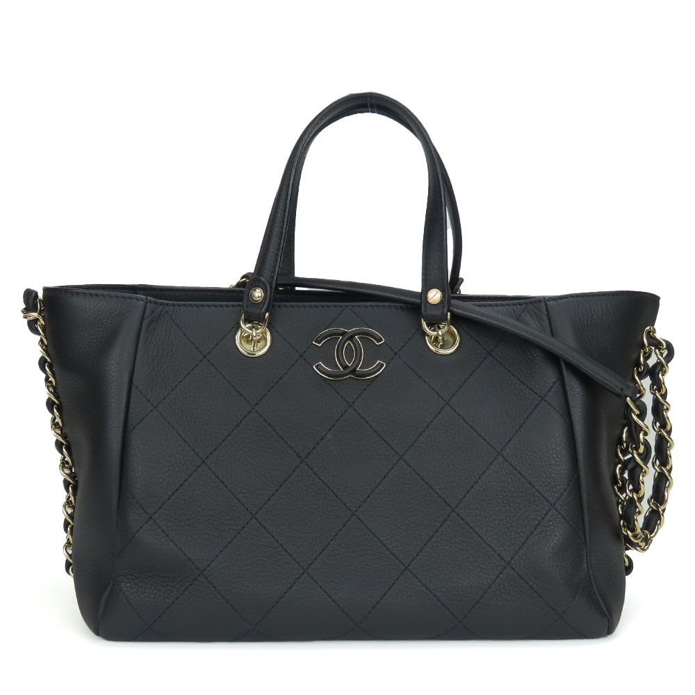 Chanel Chanel Chanel Small Shopping Bag Calfskin Handbag Leather Handbag AS0355 DUTY FREE for USA Size ONE SIZE - 1 Thumbnail