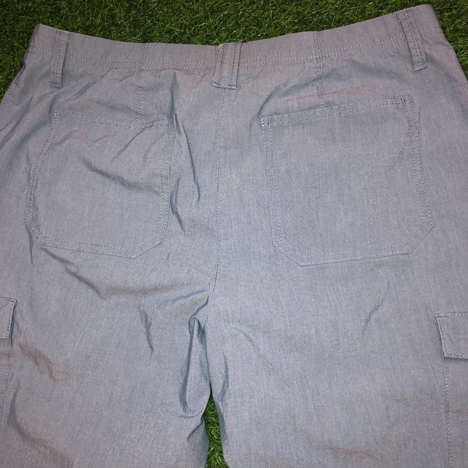 Chicos Women's Light Blue Chicos Cargo Capri Pants Size 26" / US 2 / IT 38 - 3 Thumbnail