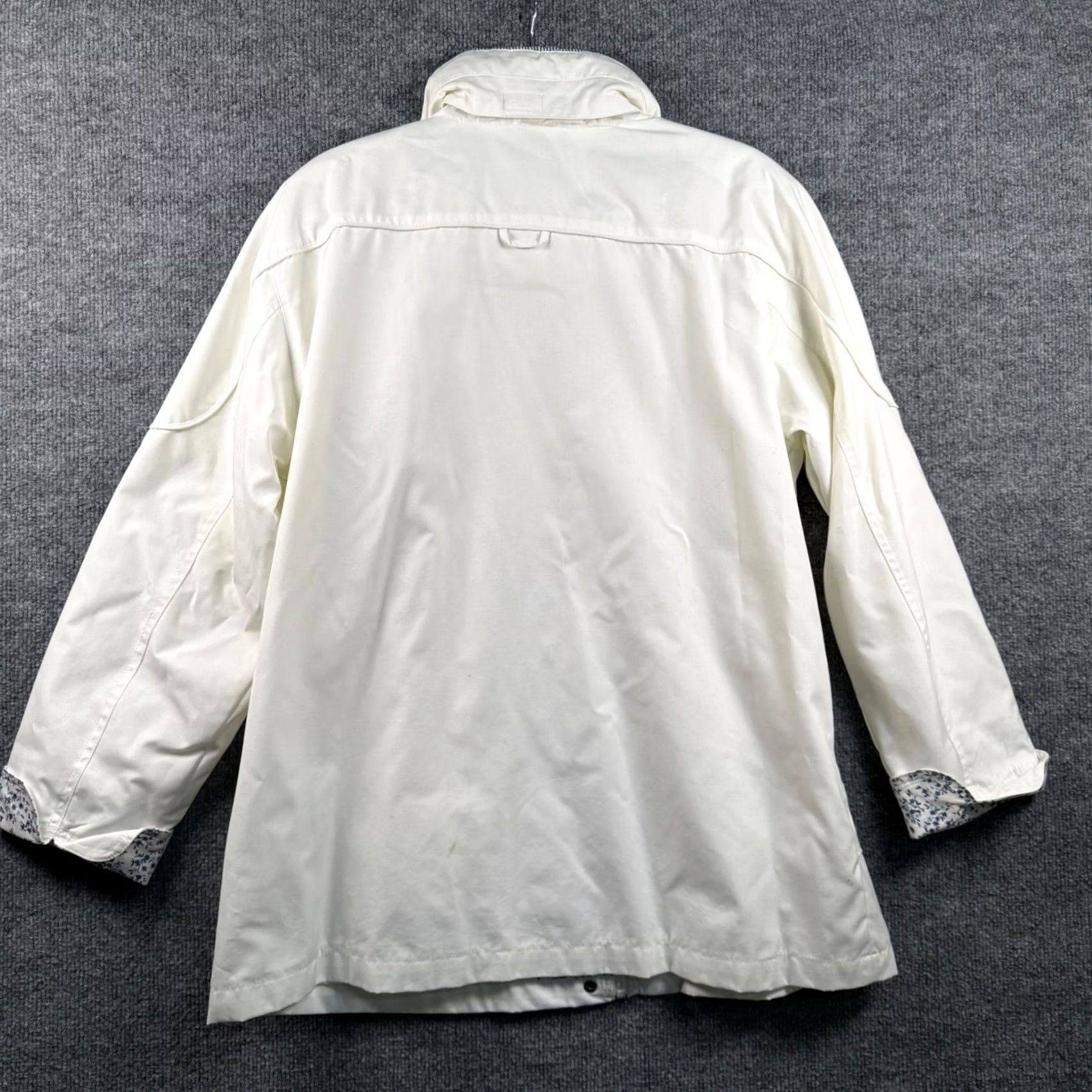 Mulberry VINTAGE Mulberry Street White Parka Coat M Adult Womens Long Sleeve Vintage 80s 90s Coastal Grandma Size M / US 6-8 / IT 42-44 - 3 Thumbnail