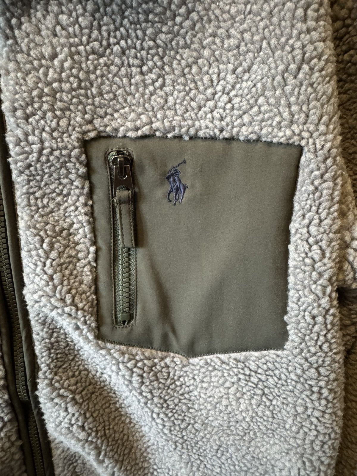 Polo Ralph Lauren Polo Ralph Lauren Full-Zip Sherpa Fleece Jacket Size US M / EU 48-50 / 2 - 2 Thumbnail
