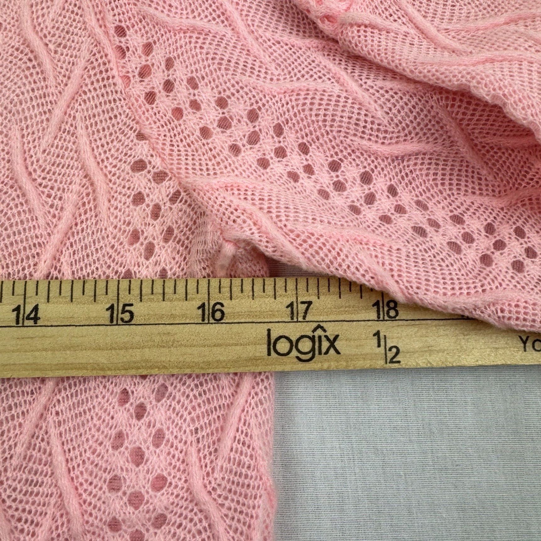 Vintage VINTAGE Miss Holly Cardigan Shirt 1960s Pink Small L Lace 60s Decade Cottage Core Womens Size L / US 10 / IT 46 - 7 Thumbnail