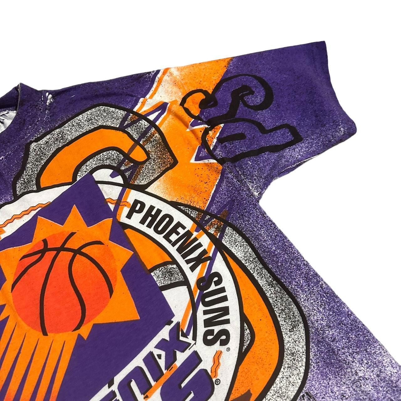 Designer 90s Vintage All Over Print Phoenix Suns Magic T Shirt Size US L / EU 52-54 / 3 - 2 Thumbnail