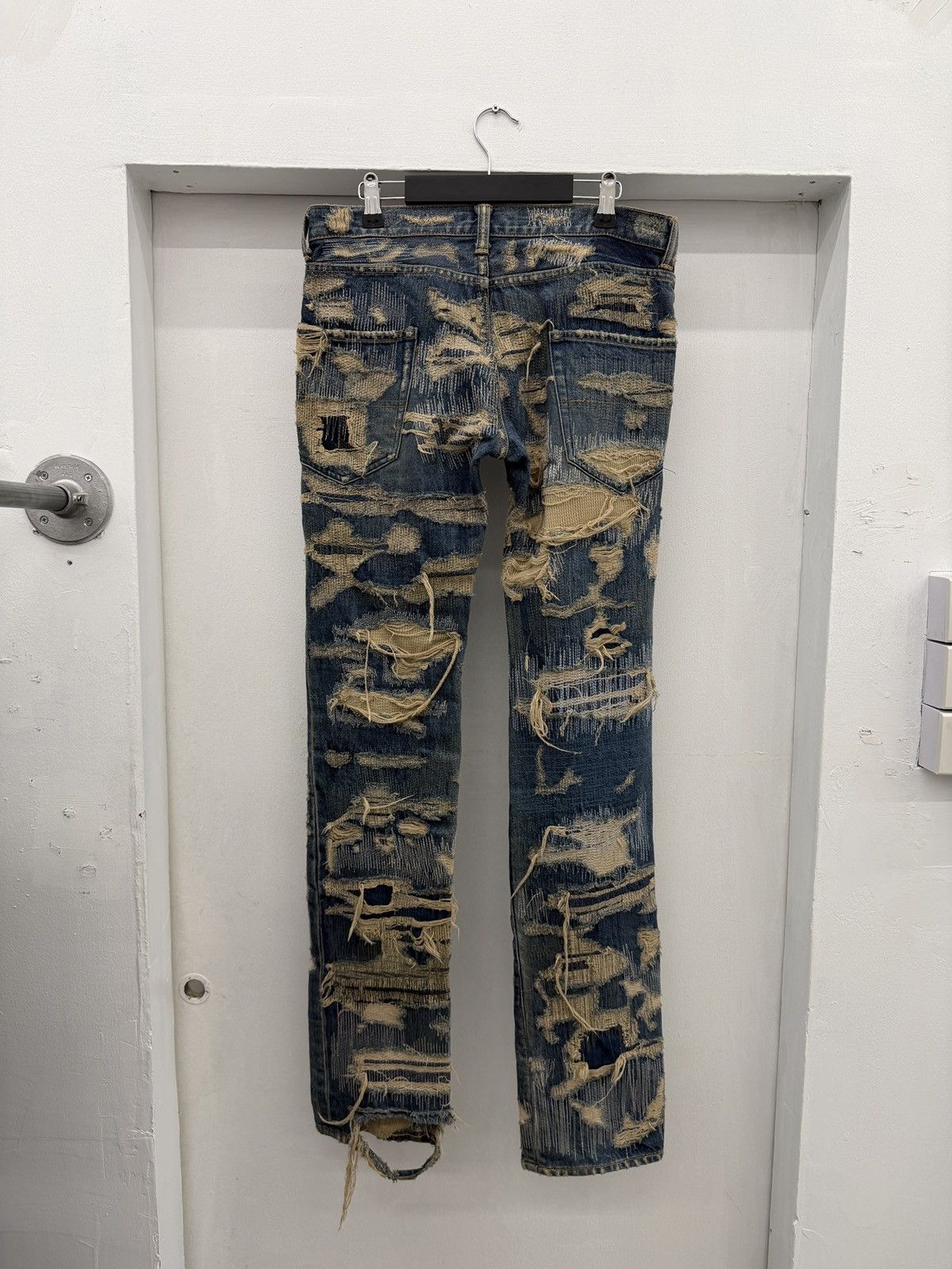 Undercover AW05 85 ARTS AND CRAFT DENIM JEANS Size US 32 / EU 48 - 5 Thumbnail