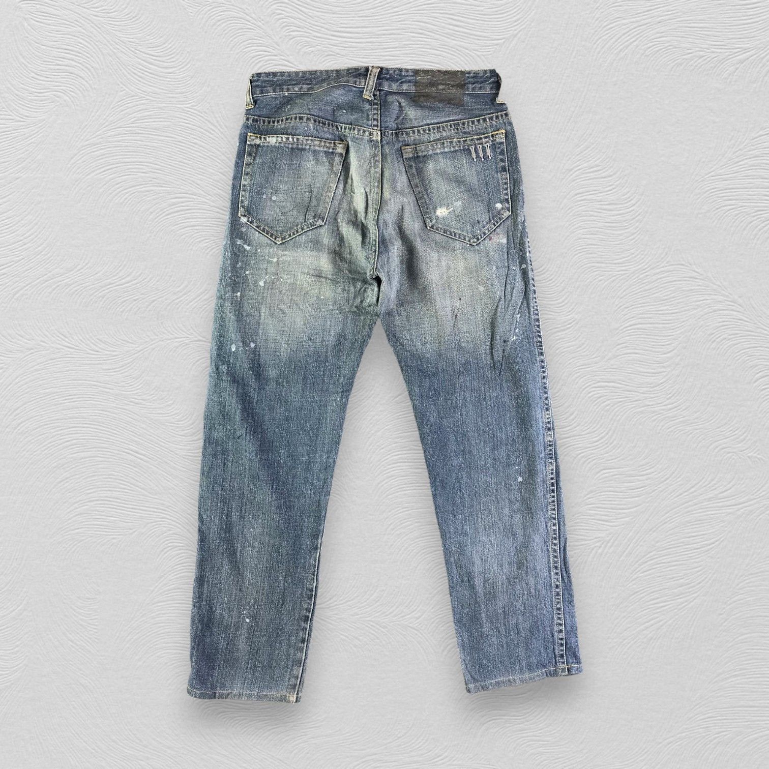 Beams Plus Beams Jeans Painted Denim KJ2819 Size US 32 / EU 48 - 2 Thumbnail