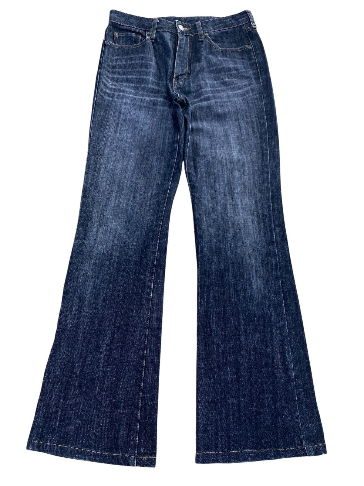Uniqlo Uniqlo Faded Wash Style Flare Jeans Size US 28 / EU 44 - 1 Thumbnail