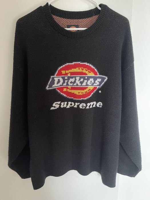 Supreme Supreme x Dickies Black Sweater | Grailed