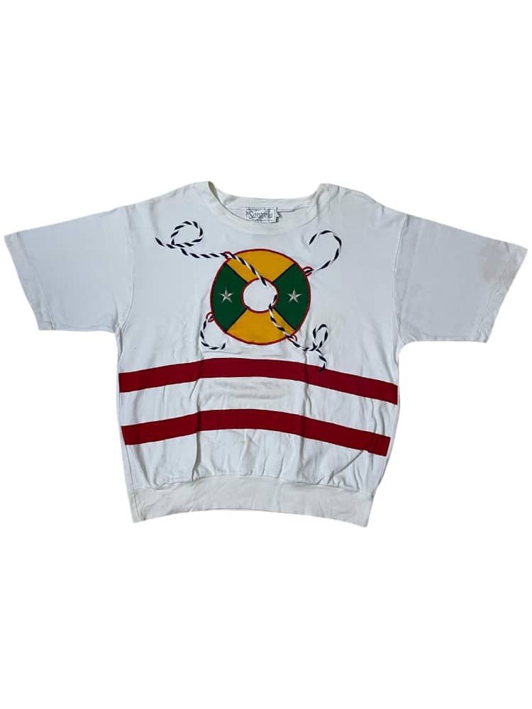 Designer × Vintage VINTAGE 90s SANTORIA COUNTRY SL T-SHIRT Size L / US 10 / IT 46 - 1 Thumbnail