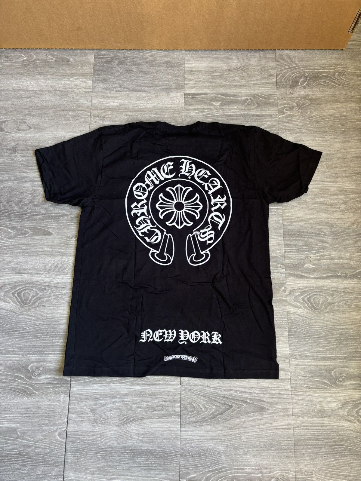 Chrome Hearts Chrome Hearts Black New York Horseshoe Tee Size US S / EU 44-46 / 1 - 1 Thumbnail