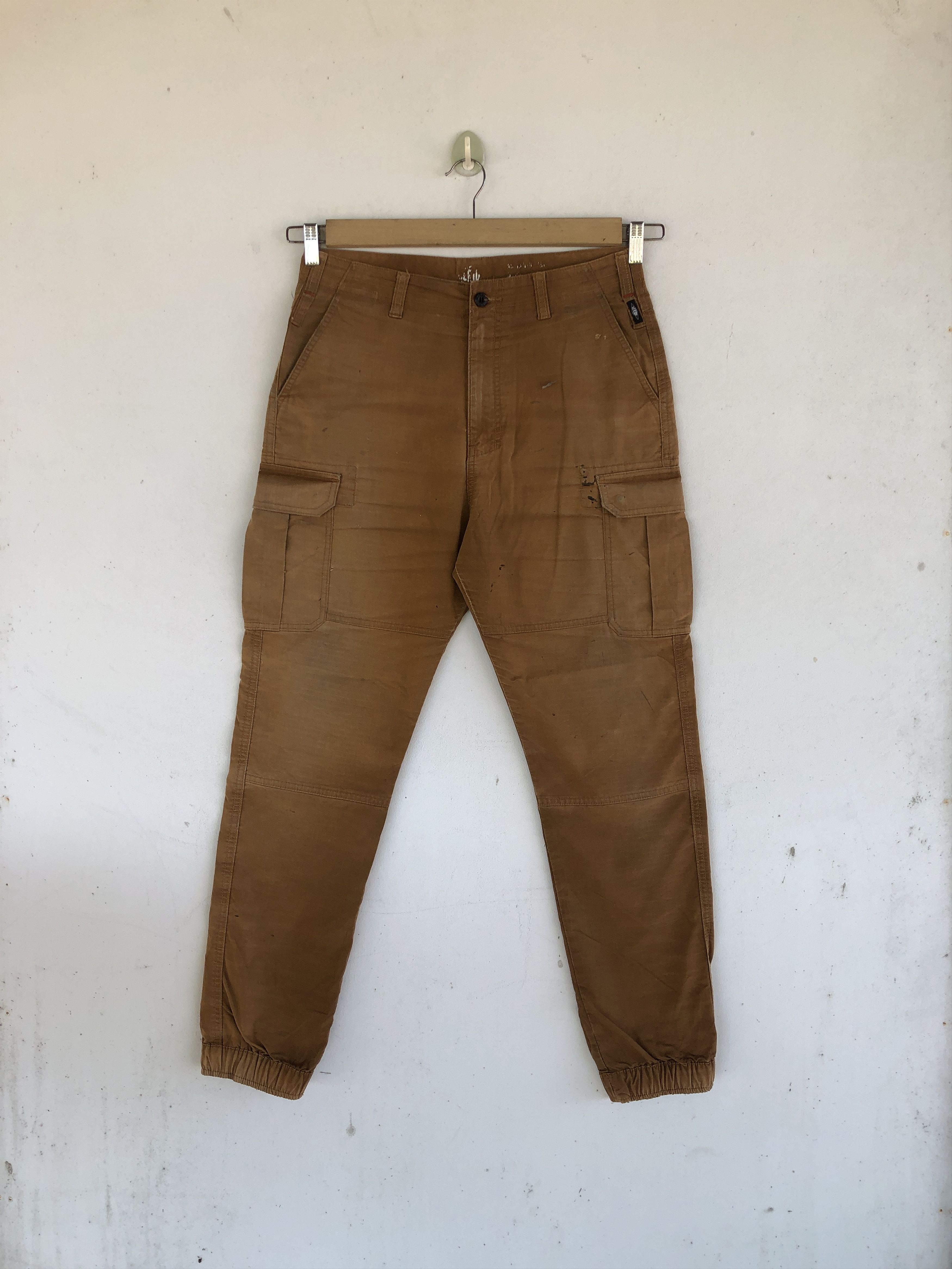 Japanese Brand Vintage Japanese Cargo Pants Multi Pocket Jogger Trousers Size US 30 / EU 46 - 2 Thumbnail