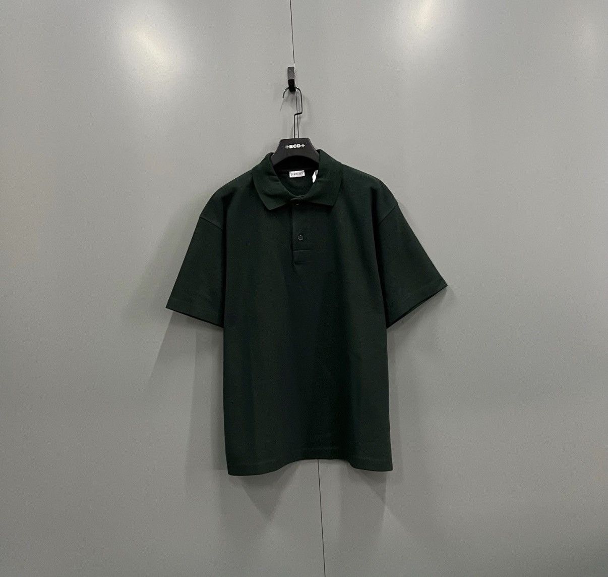 Burberry Burberry Dark Green Back Embroidered Polo Shirt J41 Size US XL / EU 56 / 4 - 1 Thumbnail