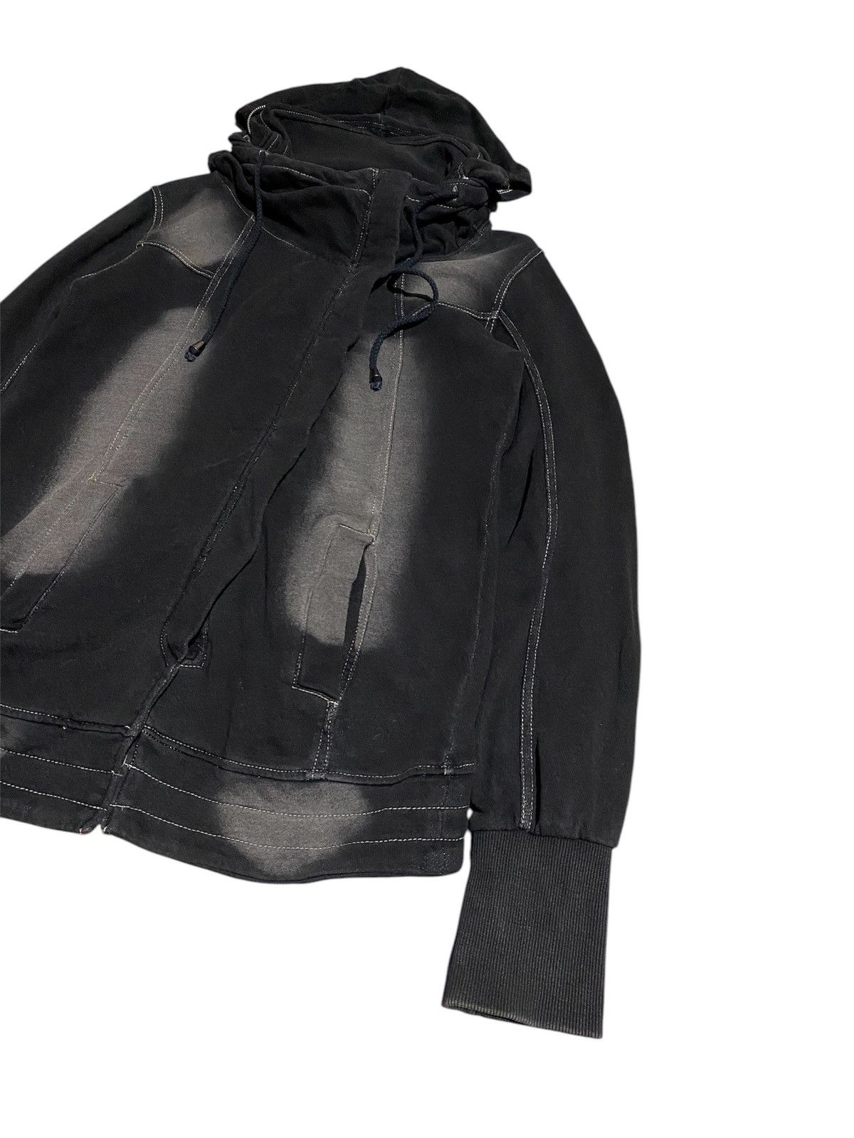 If Six Was Nine × Japanese Brand × Le Grande Bleu (L.G.B.) Heaven and earth by maruoka shoji asymmetrical bono jacket Size US M / EU 48-50 / 2 - 4 Thumbnail