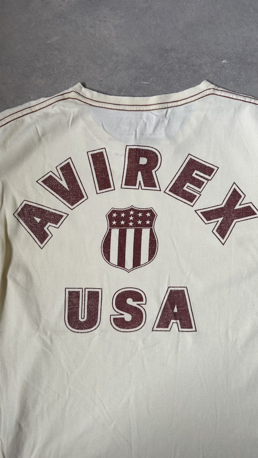 Avirex VINTAGE AVIREX FLIGHT ACADEMY DISTRESSED TEE Size US M / EU 48-50 / 2 - 7 Thumbnail