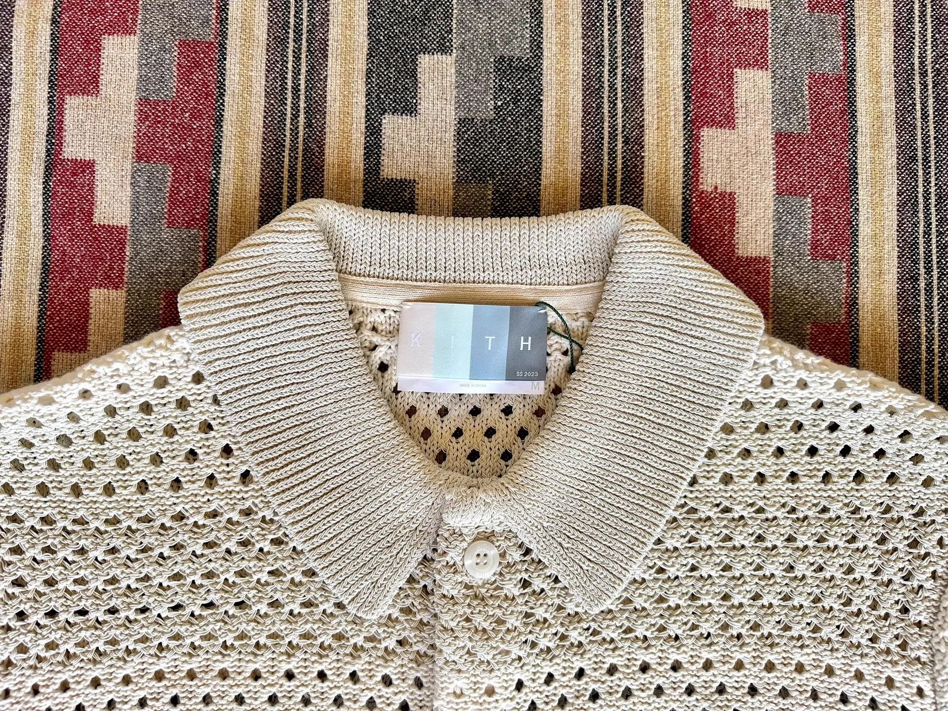 Kith KITH Thompson Crochet Button-Down Knit Short-Sleeve 23SS S Size US S / EU 44-46 / 1 - 4 Thumbnail